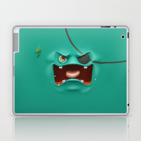 Angry face Laptop & iPad Skin