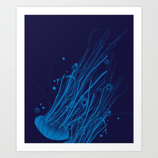 Underwater Flight Art Print