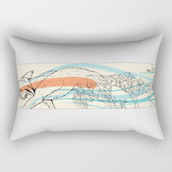 Bramble Fox Rectangular Pillow