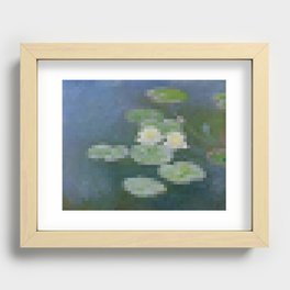 Monet Water Lilies in 2,000 pixels (40x50) Recessed Framed Print