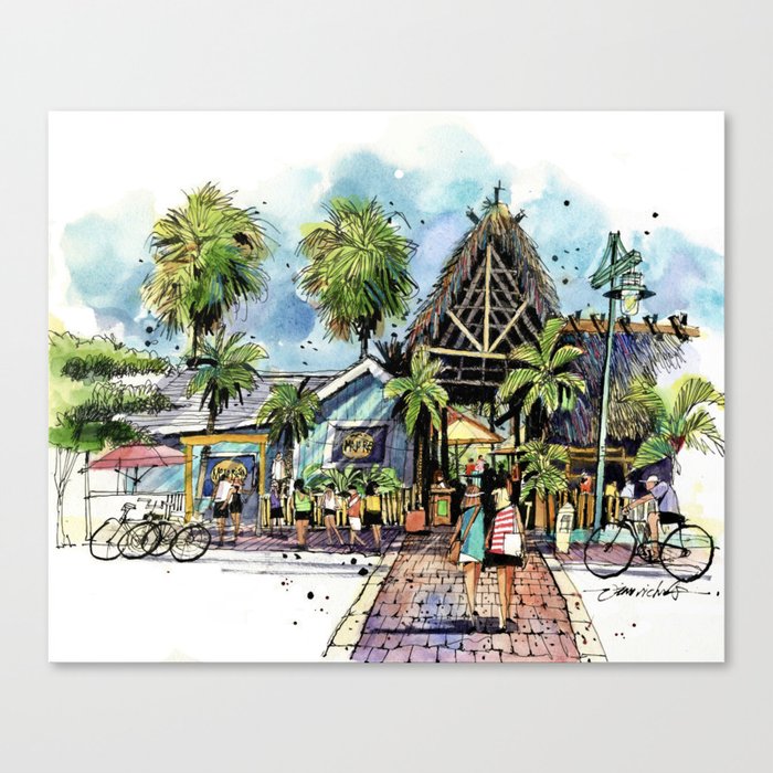 Ocean Boulevard, Siesta Key Canvas Print