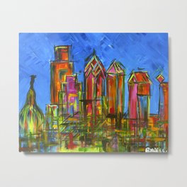 Philadelphia Skyline Metal Print