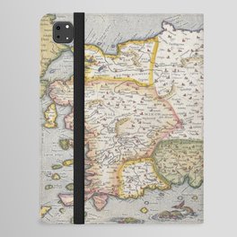 Turkey Map - Mercator - 1584 Vintage pictorial map iPad Folio Case