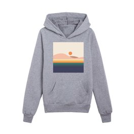 Retro Landscape 06A Kids Pullover Hoodies