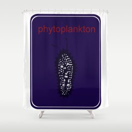 phytoplankton Shower Curtain