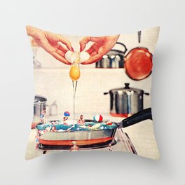 Summer in the Kitchen  Throw Pillow