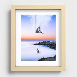 Deep Soul Searching Recessed Framed Print