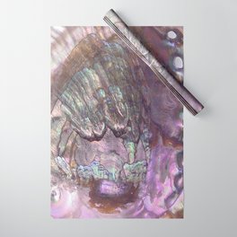 Shimmery Lavender Abalone Mother of Pearl Wrapping Paper