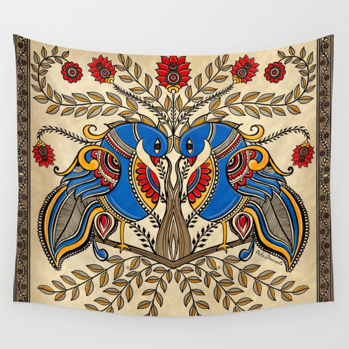 Tapestry peacock sales