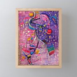 Building Blocks Framed Mini Art Print