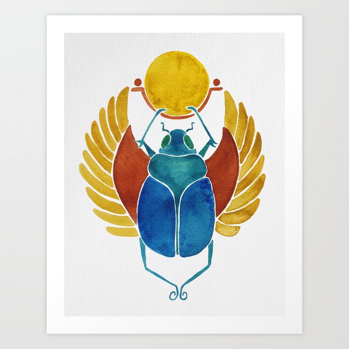 Scarab Art Print