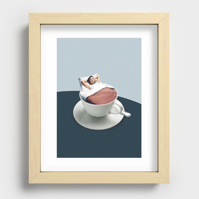 Morning rituals Recessed Framed Print