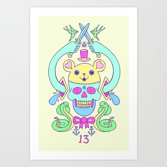 triskaidekaphilia Art Print