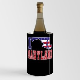 Maryland USA I Love Maryland Wine Chiller