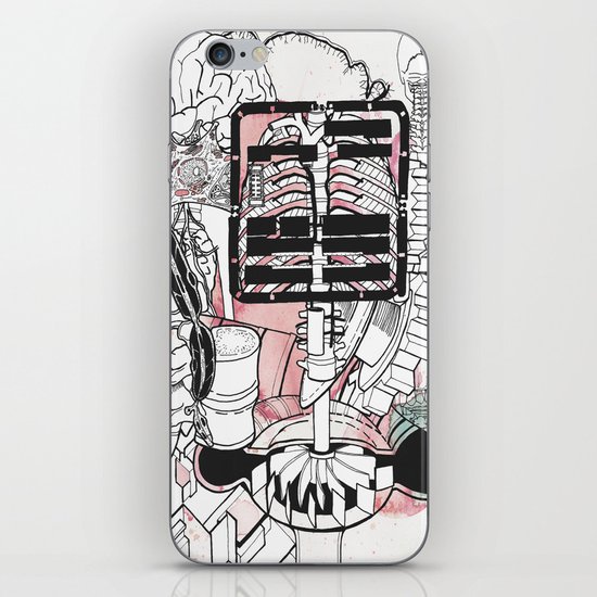 Broken Parts iPhone & iPod Skin