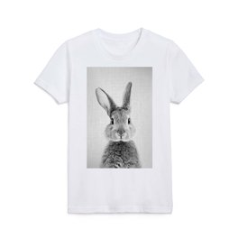 Rabbit - Black & White Kids T Shirt