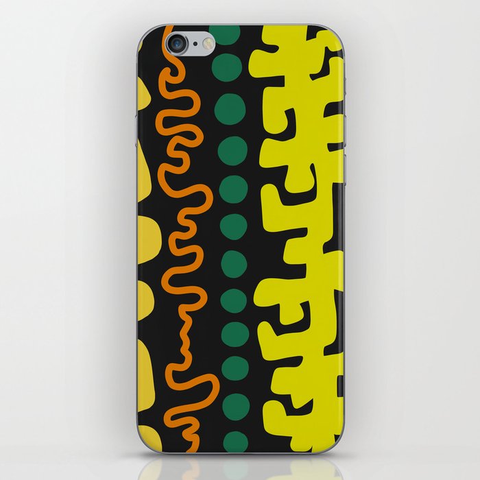 Abstract vintage colorful pattern collection 2 iPhone Skin