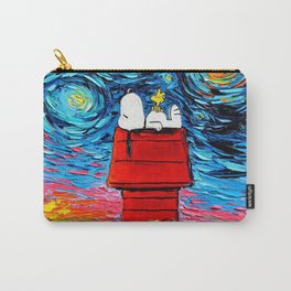 snoopy peanuts starry night Carry-All Pouch