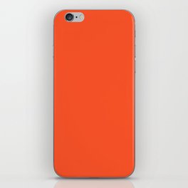 Flame Anglerfish Orange iPhone Skin