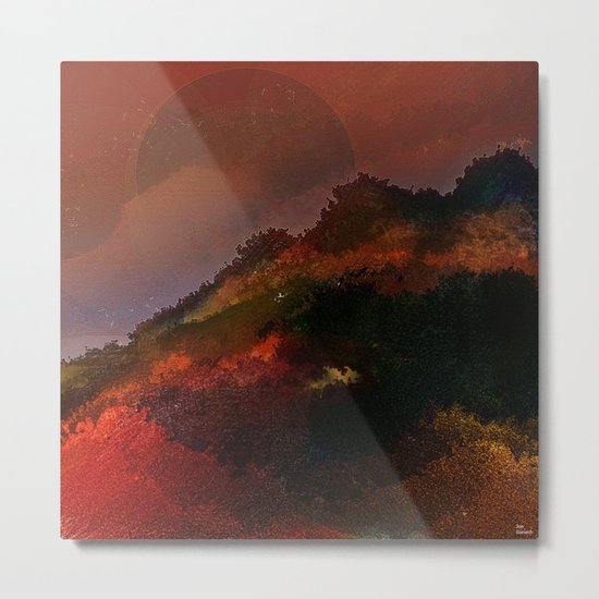 The hill of three pines Metal Print