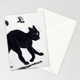  Strutting Tom Cat by Louis Wain Stationery Card