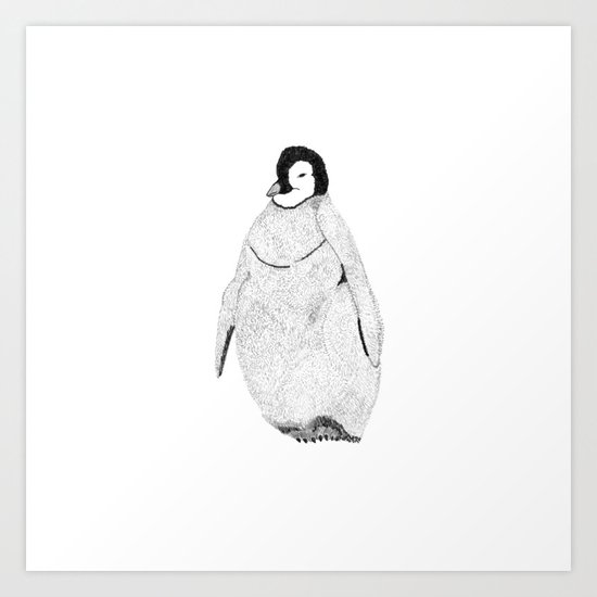 BABY PENGUIN Art Print