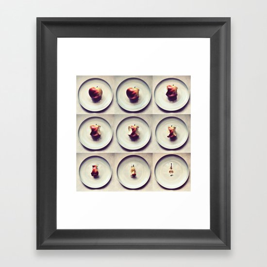 Apple life Framed Art Print