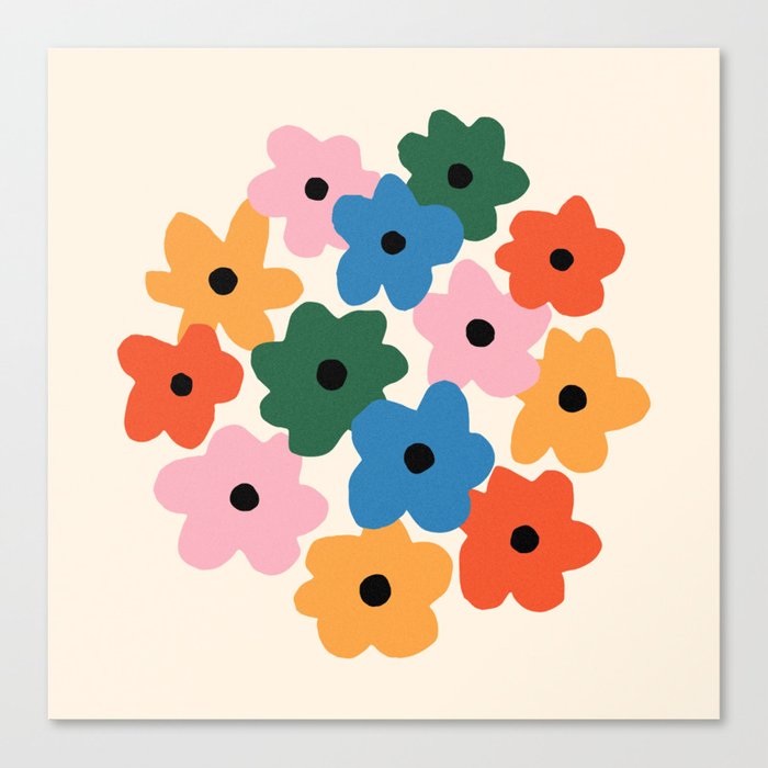 Small Flowers Canvas Print