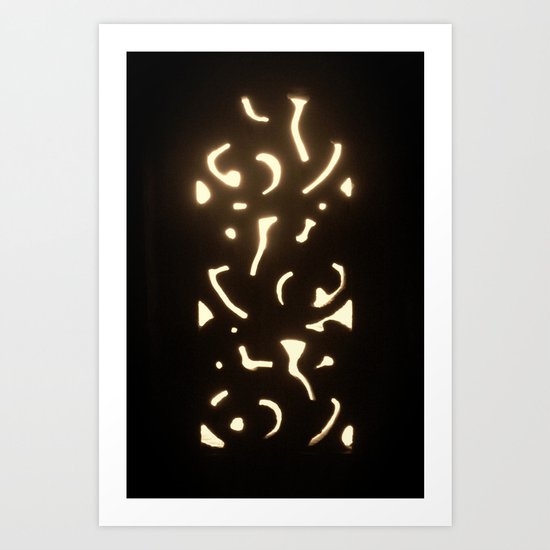 Temple Window Art Print