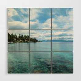 Lake Tahoe Snowcapped Mountains  (New Release) 5-13-15  Wood Wall Art