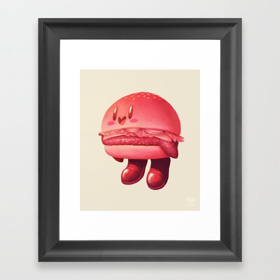 Kirby Patty Framed Art Print