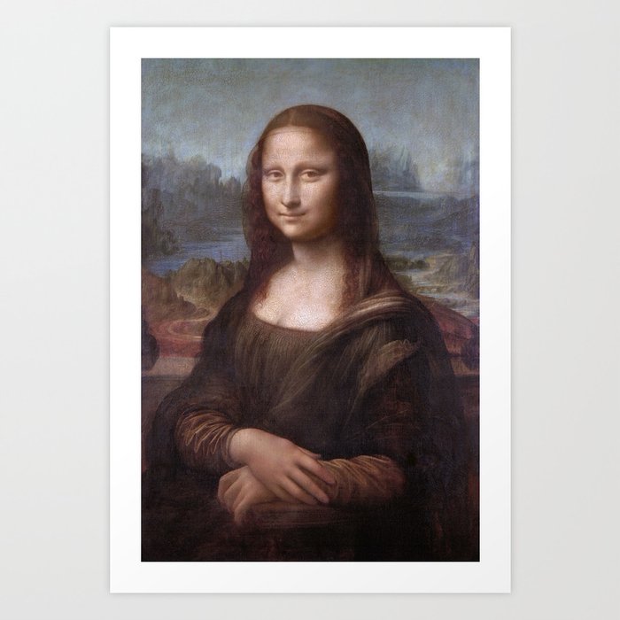 Mona Lisa by Leonardo Da Vinci Art Print