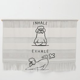 Inhale Exhale Goldendoodle Wall Hanging