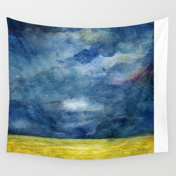 Stormy skies Wall Tapestry
