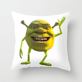 Shrek Throw Pillows For Any Room Or Decor Style Society6 Options in the store are limited, but you can dress that bulky body pillow in an easy diy pillowcase. shrek throw pillows for any room or