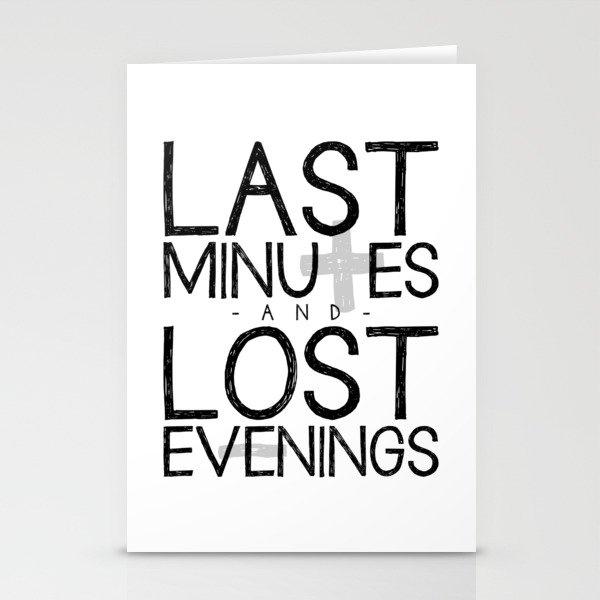 Last Minutes Stationery Cards