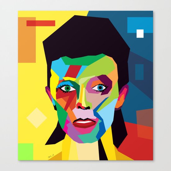 bowie Canvas Print