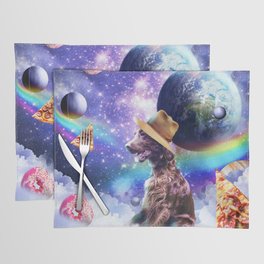 Irish Setter Dog In Space Placemat