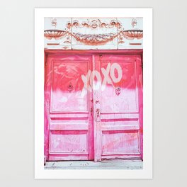 Pink Door Art Print