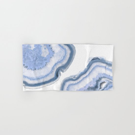 Airy Blue Agate Hand & Bath Towel