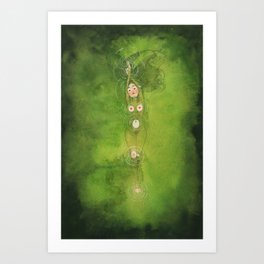 The Emerald Pool Art Print