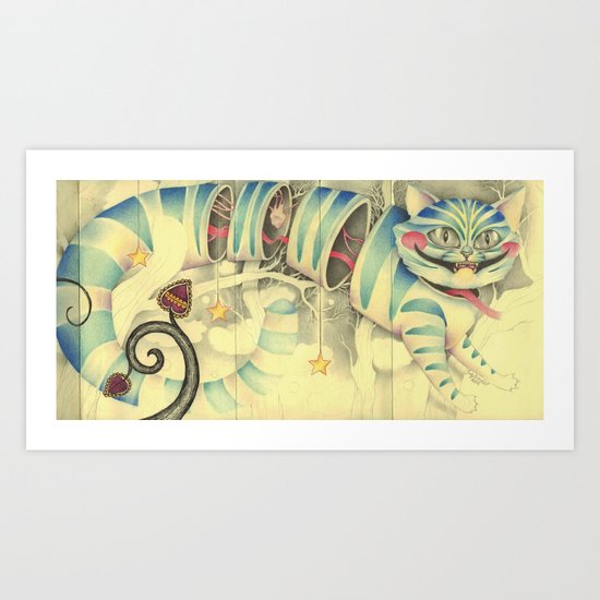 Cheshire Cat Art Print