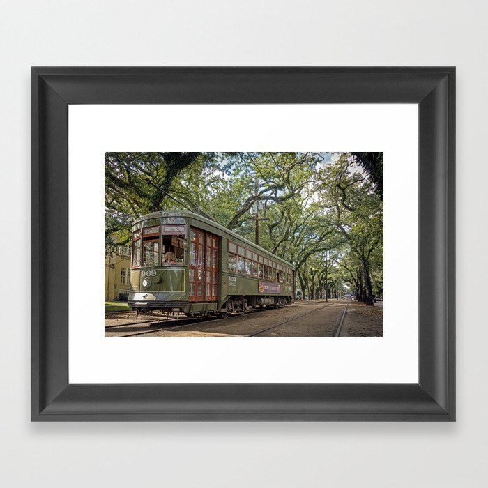 New Orleans Streetcar Framed Art Print
