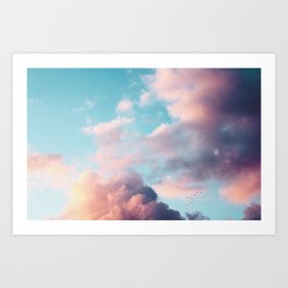 Clouds Paradise Art Print