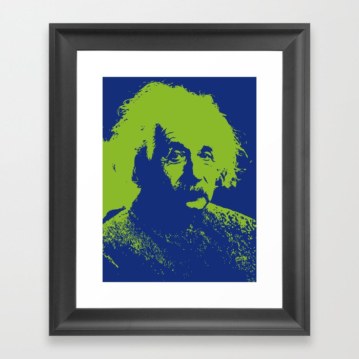 Einstein 1X1 Framed Art Print