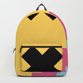 Geometric Shape 7 (Vintage Geometry) Backpack | Modernart, 60Sdesign, X, Oldschool, Corporateart, Officeart, Abstractdesign, Digital, Graphicdesign, Vintage 