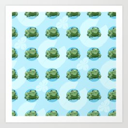 Chonk Frog Art Print