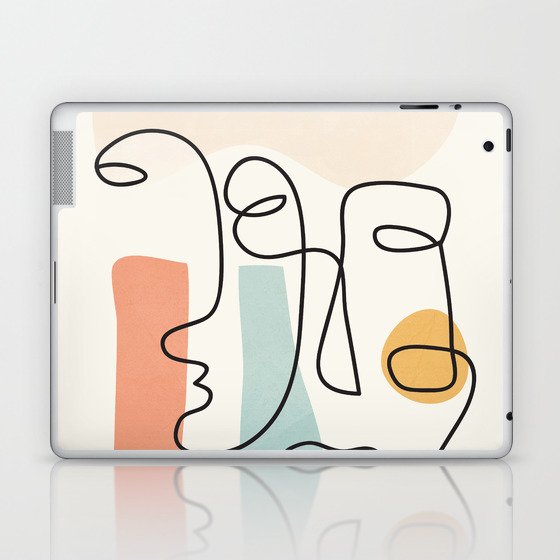 Abstract Faces 31 Laptop & iPad Skin