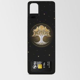 Tree of life and moons Android Card Case