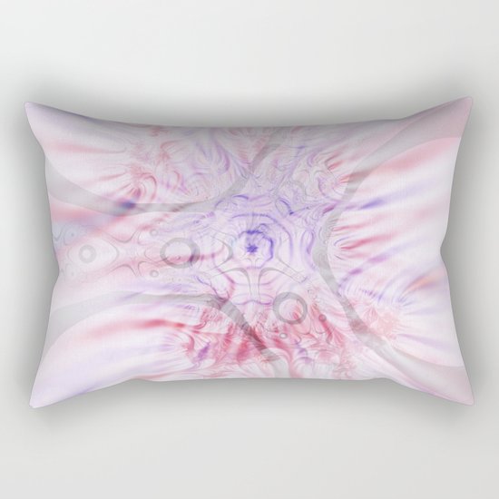 Soft Layers Pink Rectangular Pillow